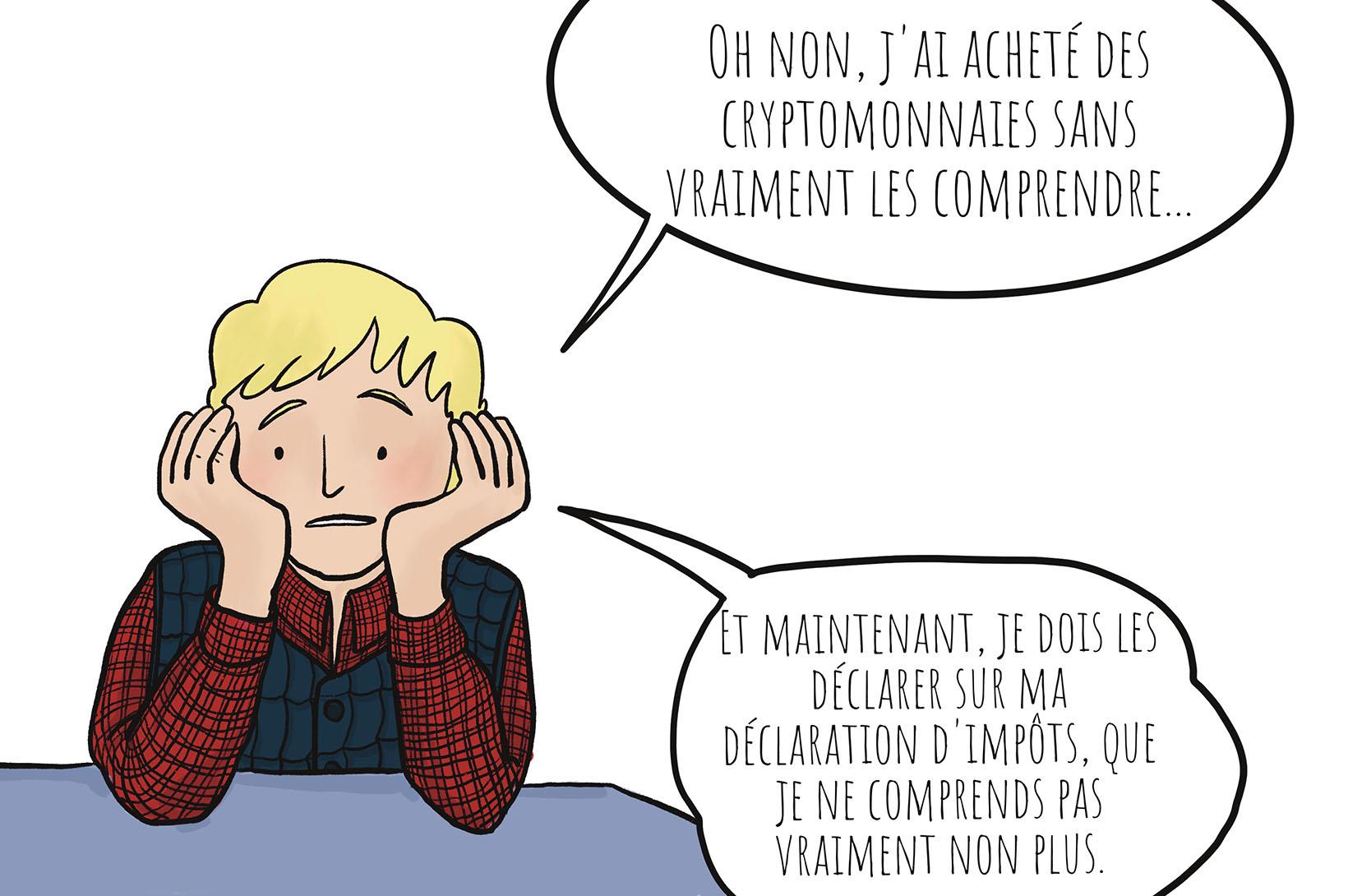 Des soucis fiscaux pour les investissseurs en cryptomonnaies…