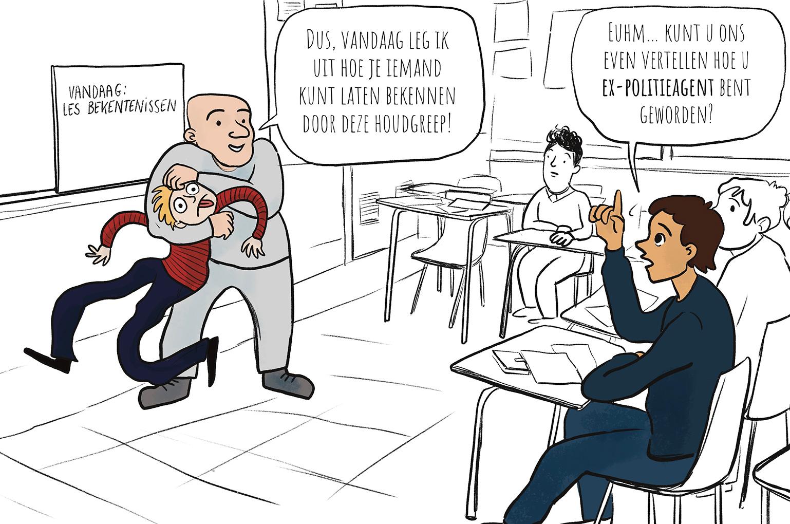 Grondwettelijk Hof vernietigt verbod op lesgeven door ex-politieleden in sector private opsporing Grondwettelijk Hof vernietigt verbod op lesgeven door ex-politieleden in sector private opsporing